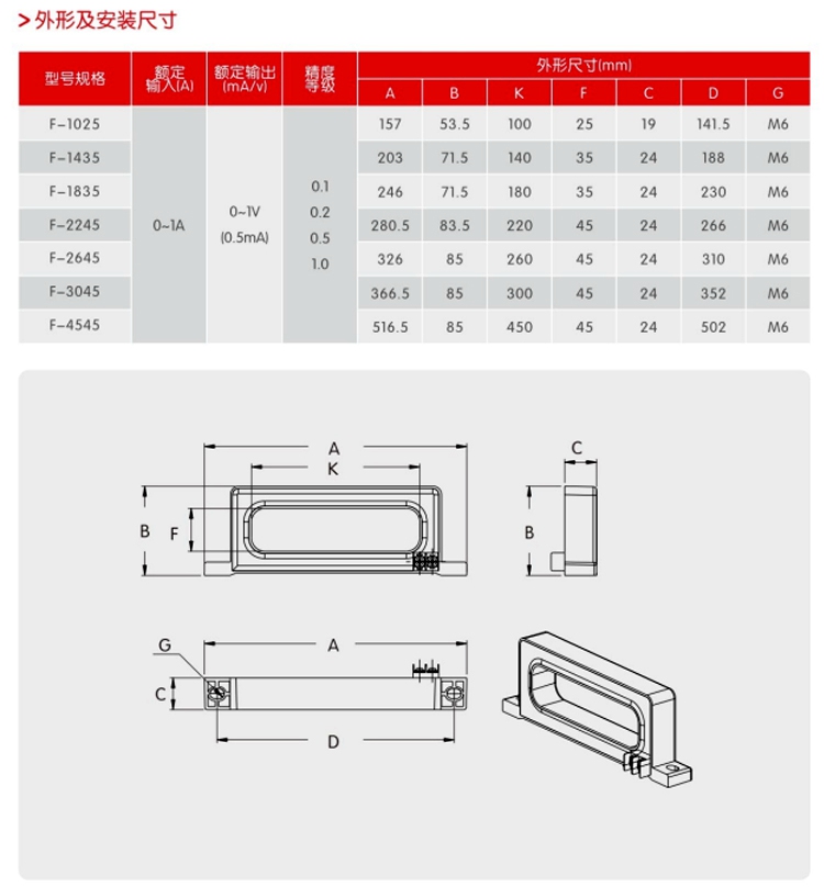 剩余电流互感器 方型新标零序电流互感器 配套消防火灾监控保护器 - 图0