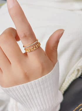 日韩系ins复古手饰品开口调节