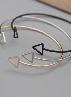 几何三角可调节铁女简约