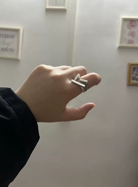 致命游戏夏之光阮澜烛同款戒指时尚个性高级感开口指环男女潮流