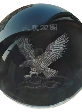 大展宏图老鹰摆件饭店招财