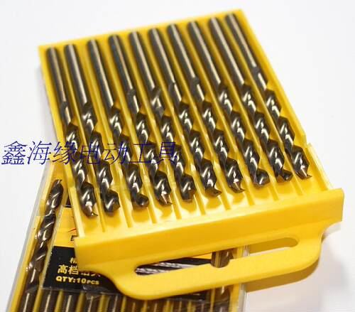 高档昆仑含钴高硬度全磨制麻花钻头 钢材铁路专用5.9-8.2mm - 图1