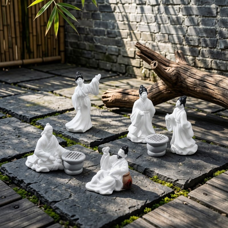 微景观仿真古风微缩迷你小人模型 中式场景diy装饰配件桌面小摆件,淘宝优惠券,粉丝福利购,淘宝优惠卷