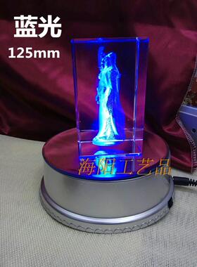 led灯座白色旋转台电动摄影