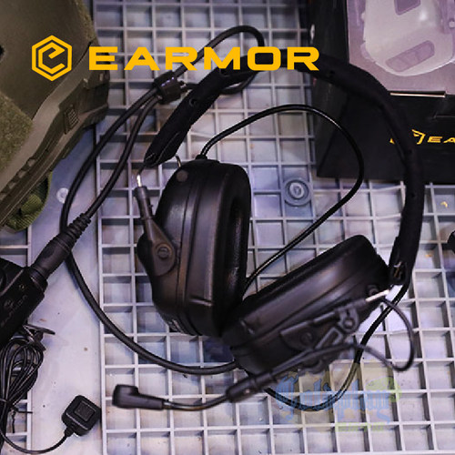 EARMOR耳魔M31战术拾音降噪耳机PLUS射击特种兵头盔M32头戴式耳麦 - 图0