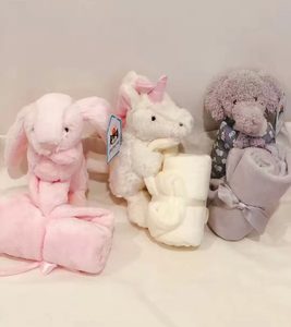 英国正品jELLYCAT巴塞罗熊宝宝安抚巾婴儿口水巾小象狼害羞兔子