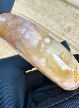 红色仙女飘花生日礼物玛瑙手镯