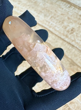 冰透樱花玛瑙复古风闺蜜胖圆条