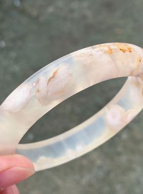 冰透网红百搭风转好运玛瑙手镯