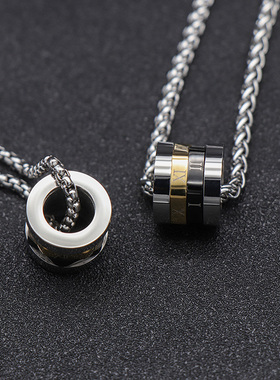 不掉色项链钛钢不掉色通用