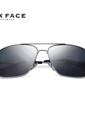 新款潮流大脸玻璃简约偏光墨镜