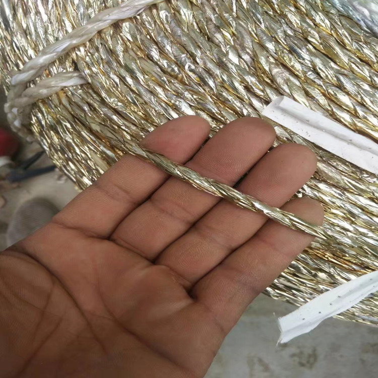 废纸打包绳麦秸打包绳黄金绳打包绳大棚压膜三股捆绑压膜线打捆绳-图1