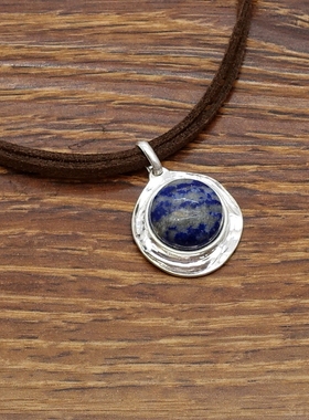 西洋欧美风原石镶嵌设计师腔调森女文艺术气息休闲风百搭复古项链