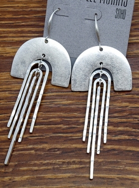 欧美风设计师腔调森女文艺嘻哈朋克摇滚范潮人个性耳环坠项圈套装