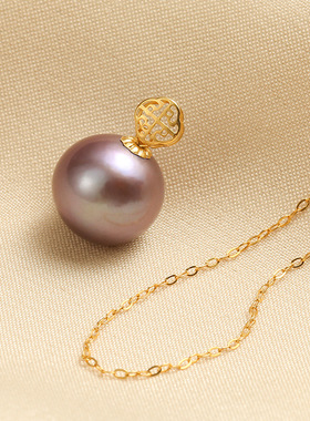 正品18K金大灯泡项链时尚气质