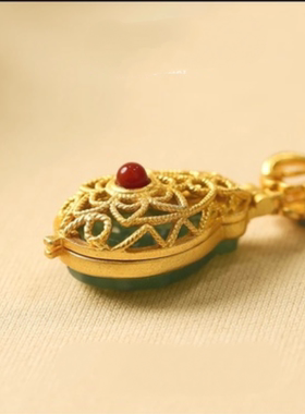 925纯银和田玉淡水珍珠项链高级