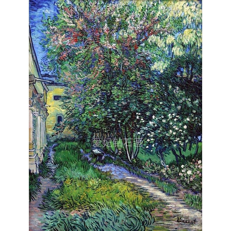 世界名画DIY方钻满钻钻石画钻石绣梵高 · 笔下的树粘贴钻十字绣,淘宝优惠券,粉丝福利购,淘宝优惠卷