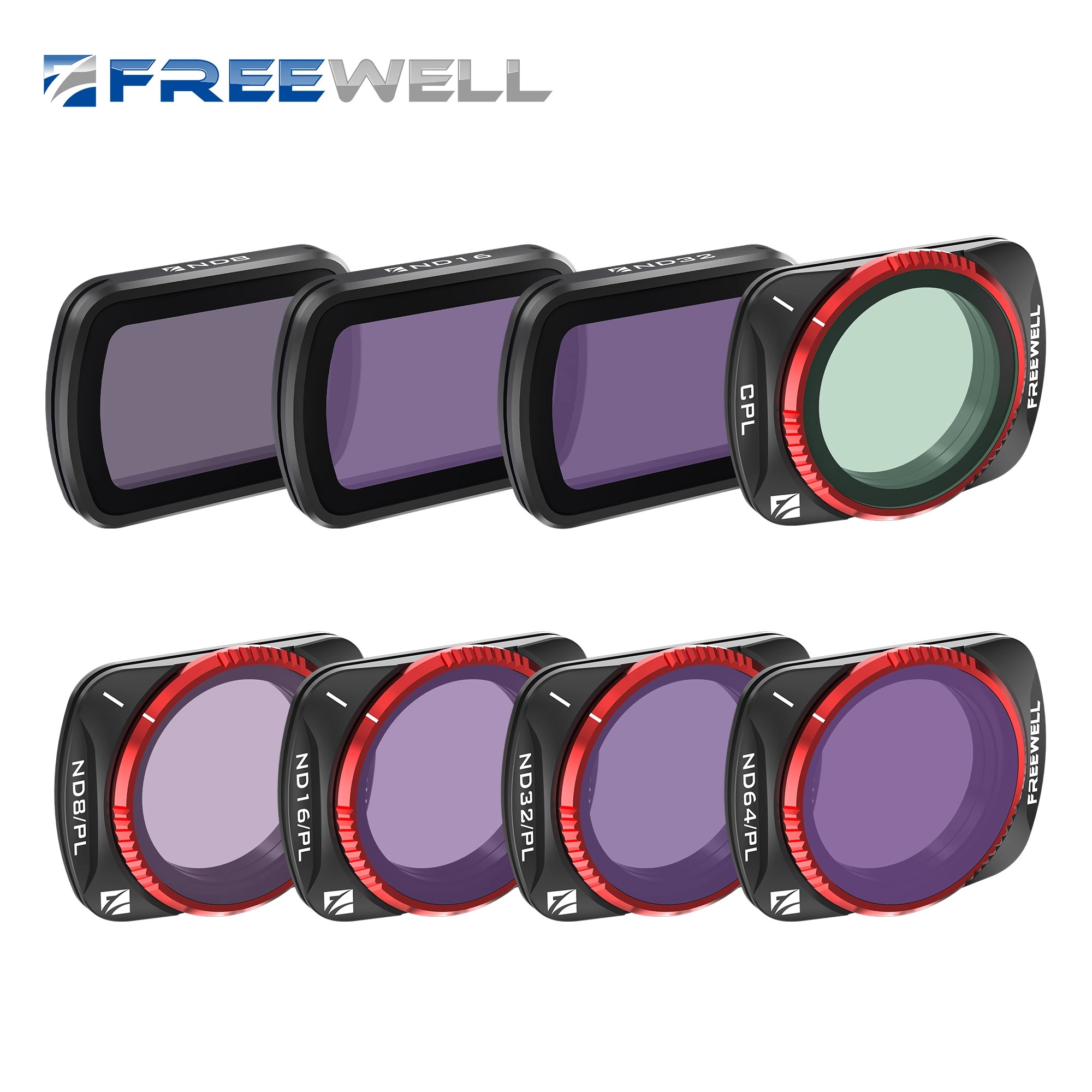 FREEWELL Pocket3滤镜口袋灵眸相机OsmoPocket3 ND/CPL抗光害滤镜 - 图0
