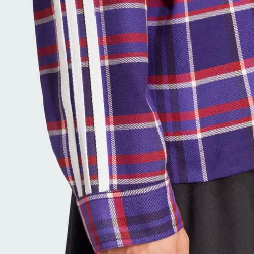 Adidas三叶草KORN金属乐队联名款运动休闲长袖衬衫外套JG1334 - 图3