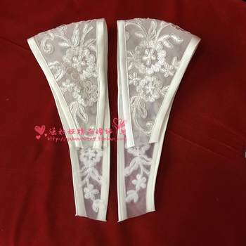 2017 Exclusive Lace Satin Covered Shoulder Straps Wedding Dress Accessories Shoulder Straps Removable Tube Straps