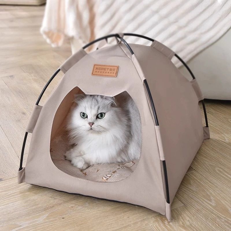 猫咪猫窝小猫新款猫帐篷封闭式可折叠牛津布猫窝狗窝现货宠物用品,淘宝优惠券,粉丝福利购,淘宝优惠卷