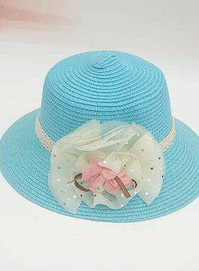 草帽女度假海边沙滩遮阳防晒帽