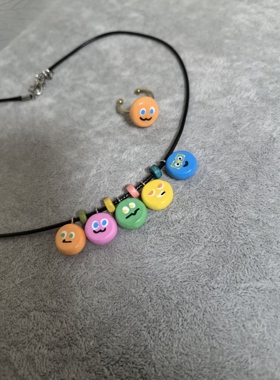 五月天五球主题石塑粘土手工项链演唱会应援彩色串珠手链明星周边