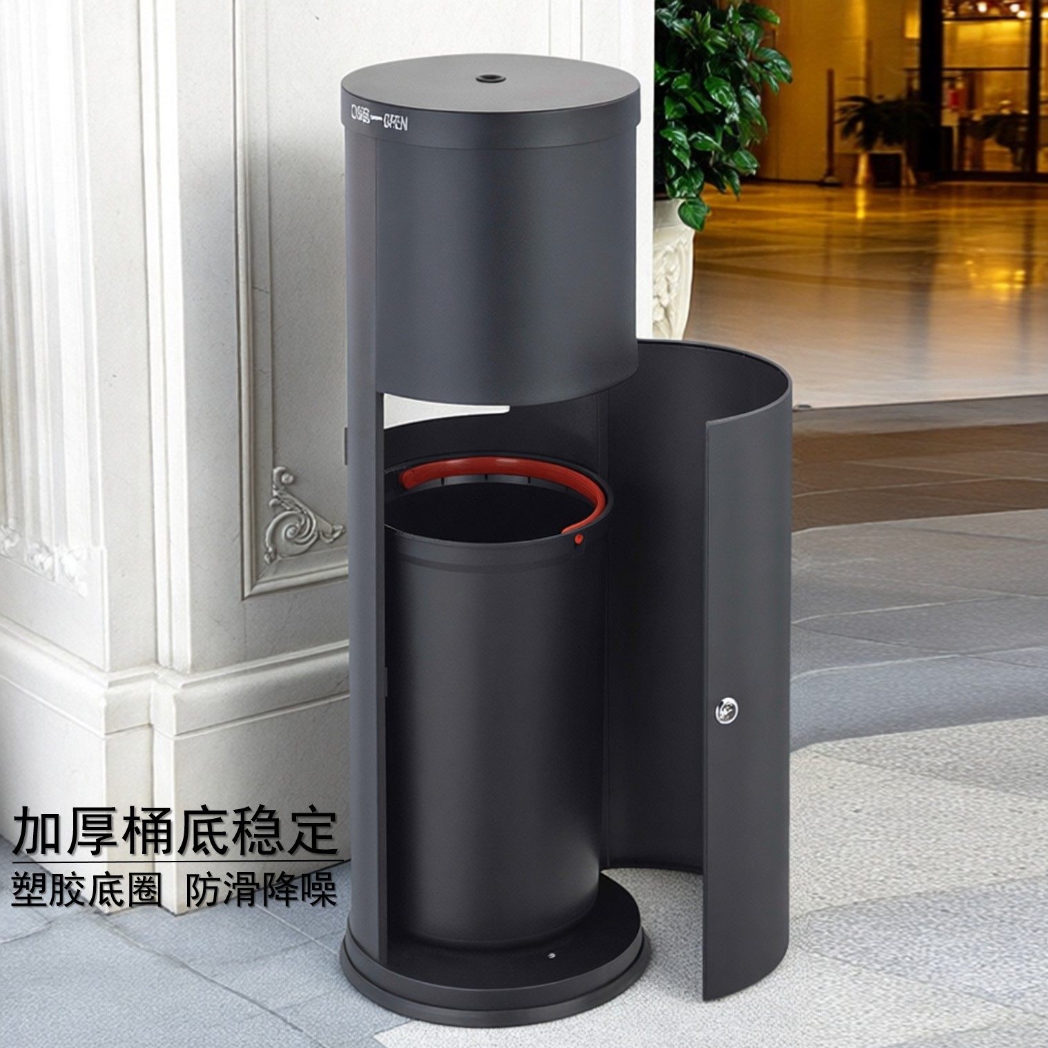 南方不锈钢湿巾桶外贸酒店健身房机场医院商场落地消毒抽纸分配器,淘宝优惠券,粉丝福利购,淘宝优惠卷