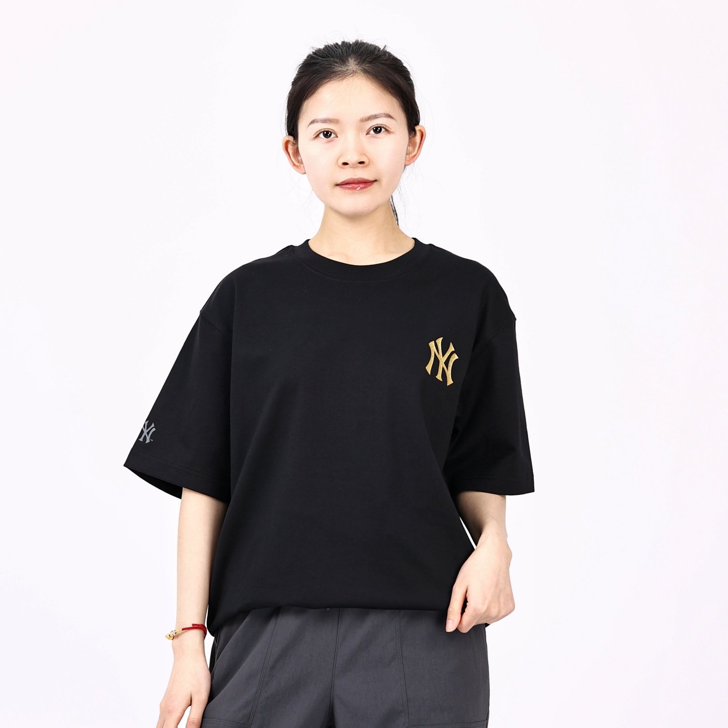 MLB短袖男女同款26春季新款新年生肖马纯棉印花防晒T恤3ATSQ0261,淘宝优惠券,粉丝福利购,淘宝优惠卷