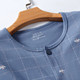 ເສື້ອຢືດແຂນສັ້ນກາງເກງ summer plaid cotton ແບບປົກກະຕິ