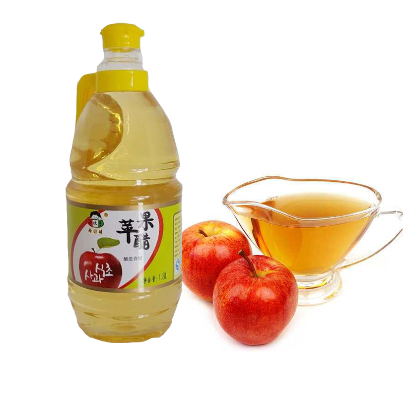小伙子苹果醋1.8L 韩国包饭拌菜寿司饮用果醋调味品冷面调料 - 图0