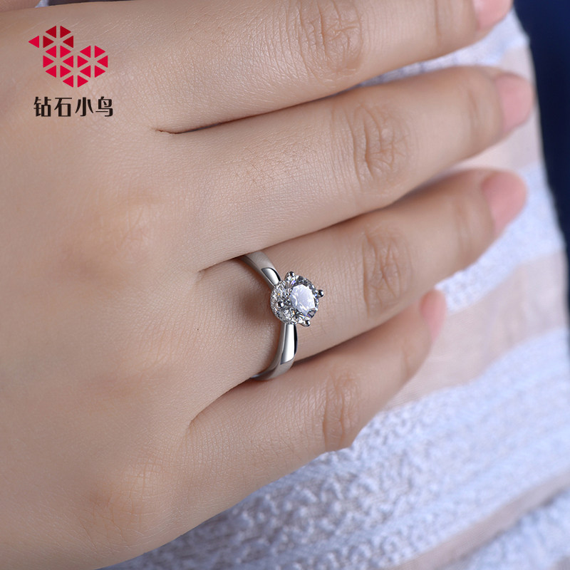 Wedding Zbird Diamond Ring 18K Gold