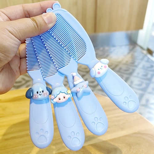 婴儿梳宝宝梳安全梳小孩新生儿童头发梳子便携小梳子可爱卡通动物 - 图2