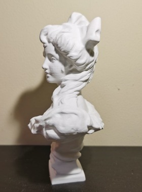 中空仿石膏美术头像超轻家居艺术摆件书架陈列3D打印维纳斯半身像