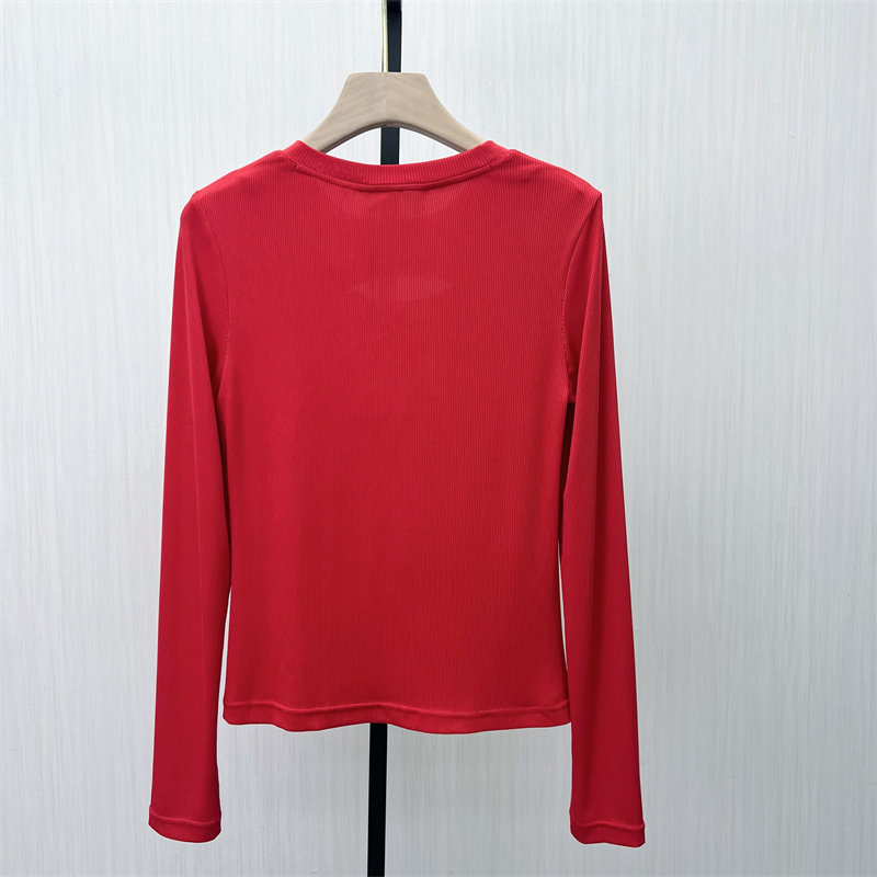 村●2025春季新品 镂空短款打底衫女内搭修身显瘦长袖t恤上衣1152,淘宝优惠券,粉丝福利购,淘宝优惠卷