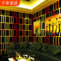 KTV Special Flash Wall Paper 3D Solid Bar Song Hall Ballroom Dancing Hall Furnishing Technology Sentery Billiard Hall Background Wall Wallpaper