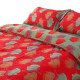 Shopping mall cabinet with double layer yarn ethnic style four-piece set full cotton pure cotton quilt cover bed sheet three-piece set four-season bedding set