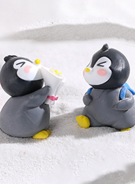 卡通动物塑料公仔创意微景观装扮