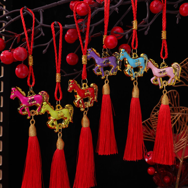 春节滴油福马挂件新年绿植盆栽装饰乔迁新居氛围摆件车内个性挂穗,淘宝优惠券,粉丝福利购,淘宝优惠卷