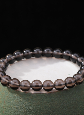 天然茶曜石手串单圈精致轻奢气质