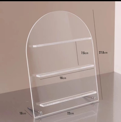 亚克力甜甜圈展示架饼干马卡龙摆台装饰架森系甜品台展示架 - 图0