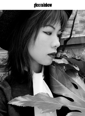 gleebasic白色超薄长丝巾