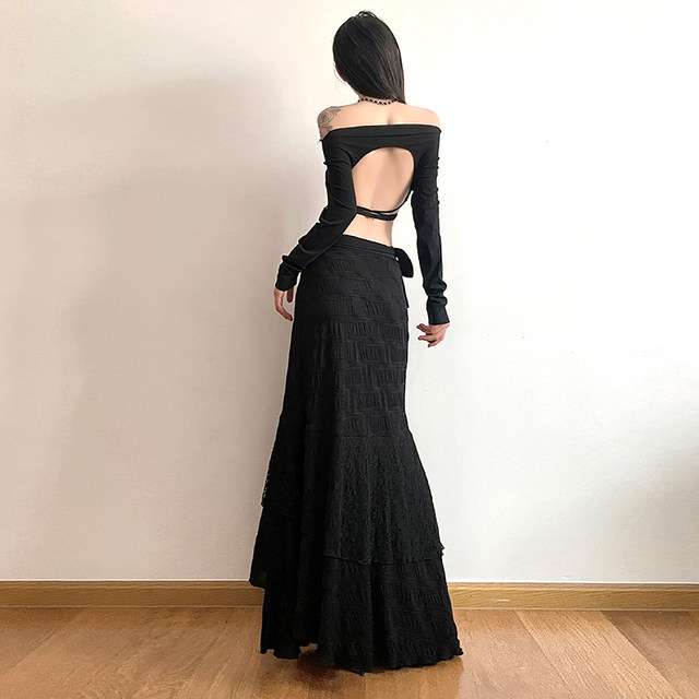 Gagaopt long skirt one-piece skirt