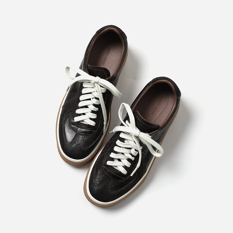 ED08046 茉莉雅集 M*M*M水洗马皮透气轻便休闲舒适单鞋德训鞋女,淘宝优惠券,粉丝福利购,淘宝优惠卷