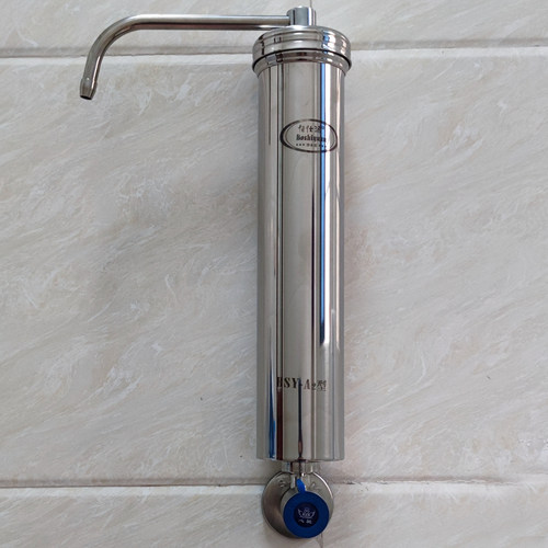佰仕源水龙头净水器家用直饮厨房角阀不锈钢自来水过滤器陶瓷净化 - 图1