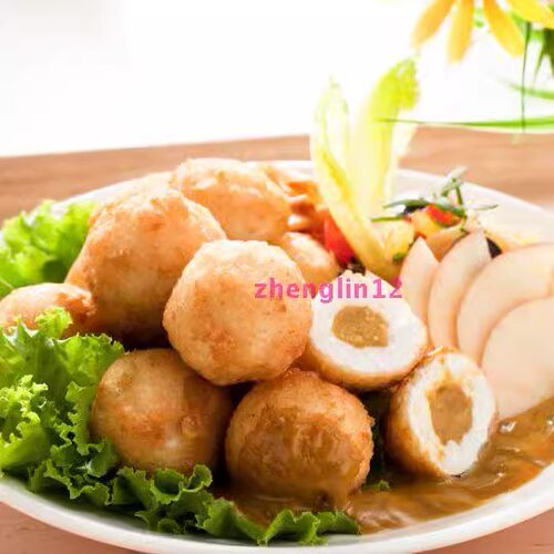 鸿昶食品素食爱之素芥末芥茉乳酪球2500g5斤非转基因大豆丸子奶素 - 图2