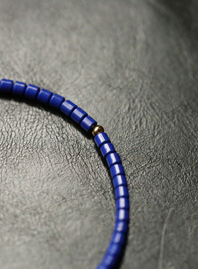 手链樱桃红青石极细款精致女