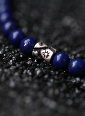 入锦女款青金石设计款弹力绳