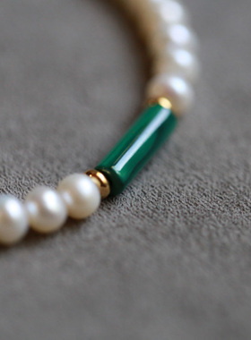 入锦珍珠手链设计款精致
