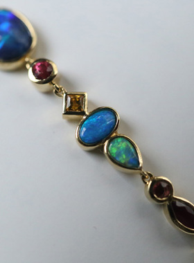 入锦往期客订欣赏-18k设计款手链